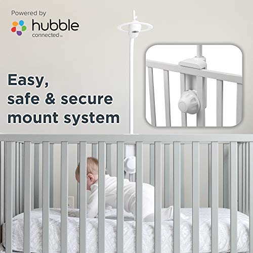 Motorola Halo+ Video Baby Monitor Infant WiFi Camera with Overhead Crib Mount 4.3Inch