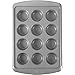 Wilton Ever-Glide Muffin Pan, Enjoy Warm Home-Made Muffins Right Out of Your Oven, Great for Cupcakes, Roasted Veggies, Shredded Potato Egg Cups and More, 12 Cup