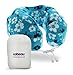 Cabeau Evolution Memory Foam Travel Pillow - The Best Neck Pillow with 360 Head & Neck Support, Blue Tropic