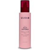 SEVEN Rinzu Heat Defense Thermal Styling Spray for Hair, Heat Protectant up to 450&deg;F, Castor Oil ProVitamin B5 Sunflower Seed Hydrolyzed Quinoa, Frizz Control Shine Volume Styling for Women Men, 8oz