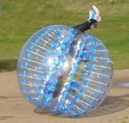 AmazingsportsTM Bubble Soccer Balls Suit Cheap dia 5' 1.5m Bubble Football Ball Suit For Adults Transparent PVC Bumper Balls(1.2m 1.7m aviliable)