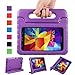 NEWSTYLE Shockproof Light Weight Kids Case with Protection Cover Handle and Stand for Samsung Galaxy Tab 4 7-inch, SM-T230, SM-T231, SM-T235 – Purple Not Fit Other Tablet