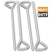 Lakesstory Strong Tent Stakes on Amazon-12 inch Galvanized Tent Pegs Heavy Duty Anchors - Steel Stakes for Sand Camping Wedding Mountains primary