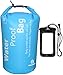 Freegrace Waterproof Dry Bag - Lightweight Dry Sack with Seals and Waterproof Case -Float on Water -Keeps Gear Dry for Kayaking, Beach, Rafting, Boating, Hiking, Camping and Fishing (10L, Sky Blue)