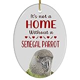 Grey Headed Senegal Parrot Christmas Ornament 2024