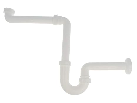 tecuro Raumspar - Röhren-Geruchsverschluss für Waschtisch