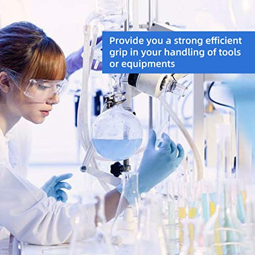 Wostar Disposable Nitrile Gloves Large 4 Mil 200Pcs Powder & Latex Free