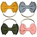 Baby Girl Nylon Headbands, Baby Hairbands Infant Toddler Headbands Elastics, Soft Hair Bows Petal Flower Knotted Accessories for Newborn