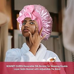 BONNET QUEEN Silk Bonnet for Sleeping Satin Bonnet