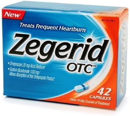 Zegerid OTC Acid Reducer Capsules 28 ea. (Pack of 2)