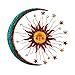 Collections Etc Metal Moon Sun and Stars Wall Decor