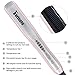 Ceramic Heating Hair Straightening Brush Torisoto Anti-scald Hair Straightener Brush for Detangling and Silky Hair (Pink)