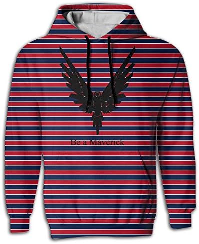 WeiGo Hoodies Men's Logan Pual Maverick Logo Pullover Graphic Athletics Sweatshirt Drastring Hoodies - Full 3D Printed With 2 Pockets