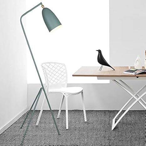 green tripod floor lamp