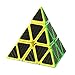 Twister.CK Pyramid Speed Cube Magic Cube Brain Teasers Puzzles with Carbon Fiber Sticker