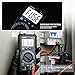 Digital Multimeter AC DC Current Voltage Tester MESTEK TRMS Autoranging NCV VFC Battery Amp Volt Ohm Hz Diode Resistance Frequency Capacitance Continuity Electrical Meter with Probe Clips 9999 Counts