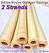 Pack of 2 Edible Bovine Collagen Casings 23mm in Diameter Total Length 25M / 82 Ft