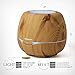 Aromacare Essential Oil Diffusers, 300 Milliliters, Brown Wood Grain, Waterless Auto Shut-Off for Baby Room Bedroom and Office