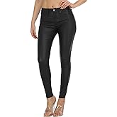 WAYRUNZ Womens Hyper Ultra Stretch Comfy Pants Colored Mid-Rise Skinny Jean Juniors Jegging