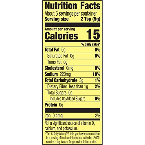 OLD EL PASO TACO SEASONING, 25% LESS SODIUM, 1 OZ.