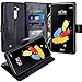 LG Stylo 2 Case, LG Stylo 2 V Case, LK Luxury PU Leather Wallet Flip Protective Case Cover with Card Slots & Stand for LG Stylo 2 / LG Stylo 2 V (Black)