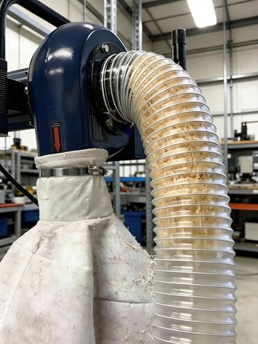 2.5"x10' PVC Dust Collection Hose for Dust Collection System Woodworking photo 12