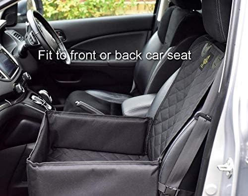 Heritage Accessories - Dog Car Seat for Small to Medium Pets Waterproof Protective Booster With 2 Safety Harness Seat Belts for Puppies - Image 5