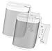VIVO White Dual Wall Mount Brackets Designed for Sonos One, SL, and Play:1 Audio Speakers | Adjustable Mounting for 2 Sonos Speakers (MOUNT-PLAY1W)