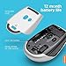 Lenovo 500 Wireless Mouse, Silver, 1000 dpi, 2.4 GHz wireless via USB, Streamlined design, Up to 12 months battery life, GX30N71809