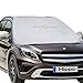 Windshield Snow Cover,Hippo Magnetic Windshield Cover & Mirror Covers Used for Storage Pouch - Ice Sun Frost and Wind Proof in All Weather, Fit for Most Vehicle with Size 74.86