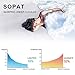 SOPAT Comforter Soft Goose Down Alternative Duvet Insert Summer Cooling 2100 Series Quilt with Corner Tab for All Season, Prima Microfiber Filled (White, King (90