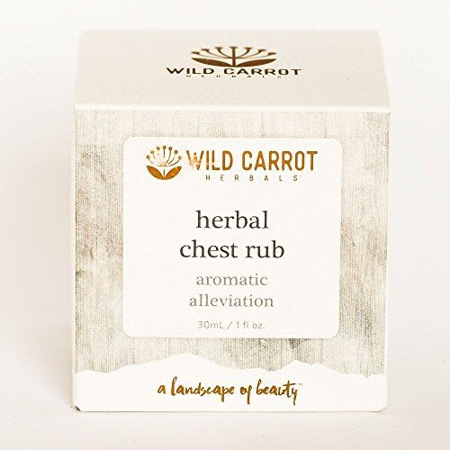 Herbal Chest Rub Wild Carrot Herbals 30 mL Cream