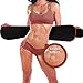 Six-Pack Sauna Waist Trimmer - Weight Loss Workout Ab Belt for Men & Women - Adjustable Velcro for Comfortable Fit - Ultra Tough Neoprene Construction