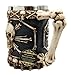 Atlantic Collectibles Large Skeletal Cross Bones Skull Beer Stein Tankard Coffee Cup Drink Mug 12oz