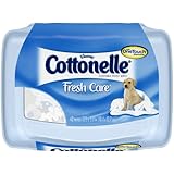 Kleenex Cottonelle Flushable Moist Wipes, Cottonelle Flushable Wipe Tub, (1 PACK, 42 EACH)