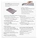 NUVA Premium Anti Fatigue Standing Floor Mat 30 x 20 in, NO PVC！！！ 100% PU Comfort Ergonomic Material, 4 Non-slip PU Elastomer Strips on Bottom, 5 Safety Test by SGS (Putty Gray, Wave Pattern)