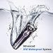 Electric Razor for Men, FLYCO Electric Shavers for Men Wet & Dry with Pop-up Trimmer, Waterproof Mens Razors for Shaving Electric Cordless Rechargeable Rotary Razors Purple