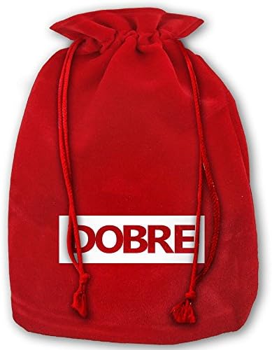 Po X-mas DOBRE Family Lucas Bros Marcus Fabric Christmas Gift Bags Drawstring Tote Festival Present Bags Santa Claus Candie Bags