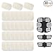 Sportneer Ab Gel Pads 30 Pack Abs Trainer Replacement Gel Sheets, Abdominal Toning Belt Muscle Training Toner Accessories