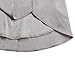 Dokotoo Womens Summer Silk Chiffon Short Sleeve V Neck Blouses Tops Shirts Grey XX-Large