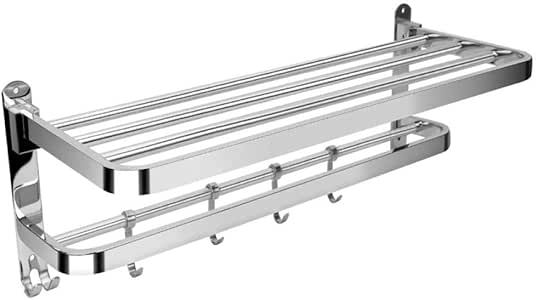 qwepoi Toallero, acero inoxidable Toallero para baño montado en la