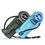HYDRATION BLADDER - NEW Updated Design - Antibacterial and BPA Free For Great Tasting Water - Leak Proof 2L Replacement Water Reservoir For Outdoor Sports So You Can Stay Hydrated and Perform Better