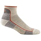 Darn Tough Vermont Men's Merino Wool 1/4 Cushion Socks, Oatmeal, Large