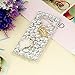 Mavis's Diary Compatible Samsung Galaxy Note 9 Case, 3D Handmade Luxury Bling Crytal Fashion Design Shiny Gem Pearl Rhinestone Diamond Clear Hard Protective Plastic PC Cover - Gemstone Crown Fox