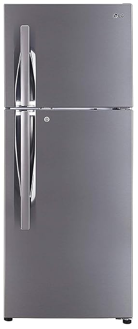 LG 260 L 3 Star Frost Free Double Door Refrigerator (GL-I292RPZL, Shiny Steel, Smart Inverter Compressor)