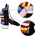 Cosmos Pet Dog Carrier Backpack Pet Dog Cat Legs Out Front Carrier Travel Bag for Traveling Hiking Camping for Small Medium Dogs Cat, Colorful Strip Pattern (Large Size)