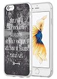 Iphone 6 Case Christian,Apple Iphone 6S Case Bible Themes Truly he is my rock and salvation he is my foriress, I will not be shaken PSALMS 62:6