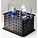 iDesign Bathroom Vanity Organizer Basket for Health and Beauty Products, Lotion - Black