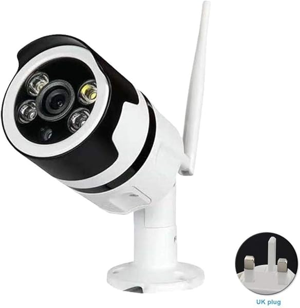 Hancoc 1080P HD WiFi Kamera Smart Home Kamera Mit Nachtsicht Die Kamera Wasserdichter berwachung for Haus Innen  Und Auen Color 1080p Uk