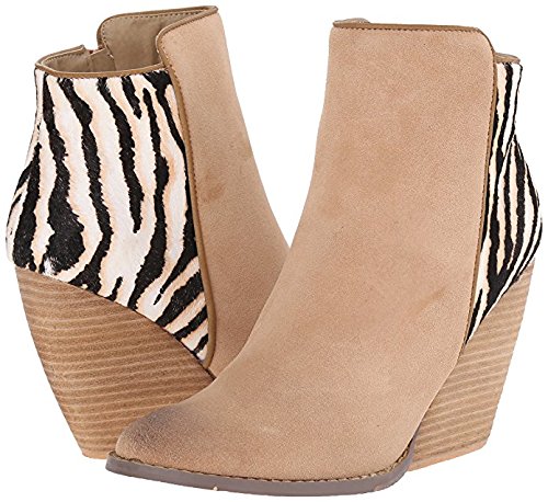 Very Volatile Women's Charla Boot, Natural/Tiger, 6.5 B US